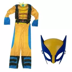 Wolverine Cosplay fantasia para crianças, filme, máscara de luxo, Halloween, Natal, crianças, super-herói, adereços de fantasia, ano novo - comprar online
