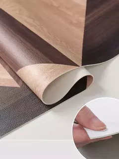 Tapete De Mesa Geométrica Grão De Madeira, Tapetes Decorativos De Luxo Leve, Anti Óleo e Toalha De Mesa Anti Scalding, Cuidado Fácil, High End - comprar online