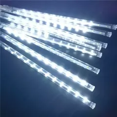 Imagem do LED Meteor Shower Rain Lights Fairy String Light Impermeável, Falling Raindrop, Decoração de Natal Decoração de feriado Decoração de pátio