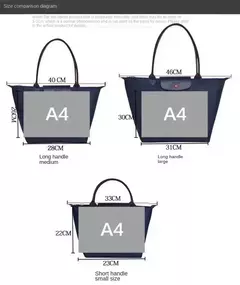 Bolsa De Ombro De Nylon Com Grande Capacidade, Bolsa Clássica, Sacos De Designer Dobráveis, Tote Casual, De Alta Qualidade, Moda - comprar online