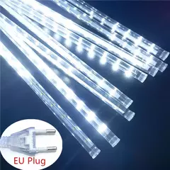LED Meteor Shower Rain Lights Fairy String Light Impermeável, queda de chuva, festa de Natal, decoração do pátio, 1pc, 50cm na internet