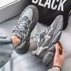 Sapatilhas casuais para homens, Plataforma confortável, Tênis Esportivos Running, Calçado de Basquete Respirável, Tênis na moda, Alta qualidade - Wolf Magazine