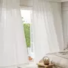 Opaco Branco Privacidade Cortinas transparentes, translúcidas Cortinas, Cortinas filtradas, Quarto, Sala, 1 Peça