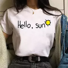 Maycaur-t-shirt de manga curta com estampa em margarida para mulheres, harajuku, anos 90, streetwear, engraçado, bonito, verão - comprar online