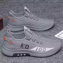 Sapatos casuais de trabalho de baixo nível antiderrapante com sola macia, sapatos de malha respirável, pano de primavera e outono na internet