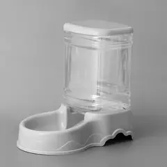 3.8l material pp alimentador para animais de estimação fonte de água tigela de bebida alimentador automático para animais de estimação grande gato cão dispensador de comida na internet