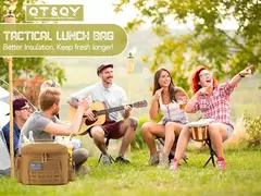 Heavy Duty Tactical Lunch Box para Homens, À Prova de Vazamentos, Isolado, Durável, Saco Térmico, Refeição, Camping, Piquenique, Trabalho