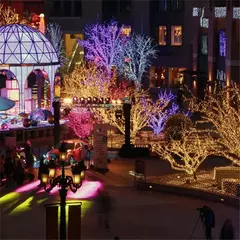 Natal ao ar livre LED String Light Guirlandas, Fairy Lamp, decoração de casa, luzes de férias, 220V, plugue UE, 10m