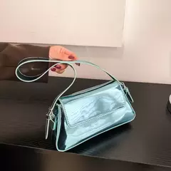 Bolsa de axila a laser prateada para mulheres, bolsa de ombro, alça superior, bolsa feminina, marca designer, luxo, chique - comprar online