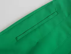 Willshela-Calça reta de cintura alta feminina, calça de zíper frontal, comprimento total, moda feminina chique, vintage
