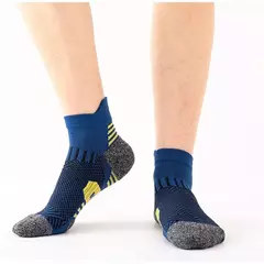 Meias esportivas de fitness profissional para homens e mulheres, fundo de toalha, antiderrapante, corrida, basquete, treinamento, secagem rápida, 5 pares na internet