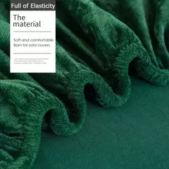 Capa de veludo grosso do sofá para sala de estar, capa elástica do sofá, sofá de canto em forma de L, 1 lugares, 2 lugares, 3 lugares, 4 lugares na internet