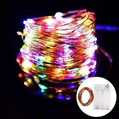 USB Bateria Operado LED String Light, Fio De Cobre, Guirlanda, Fada Iluminação Cordas, Natal, Festa De Casamento, Decoração Lâmpadas, 100-2m - Wolf Magazine