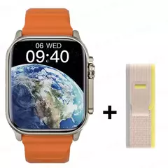 Imagem do Relógio Inteligente 9 para Homens e Mulheres, Chamada BT, NFC, Sempre em Exibição, Temperatura Corporal, Fitness, Série 8, Apple, Android, 2022
