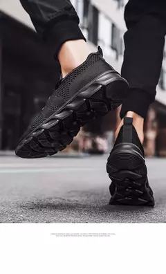 Sapatos esportivos casuais masculinos respirável verão luz sola macia conforto tênis de corrida ao ar livre moda estudante malha plus size tênis