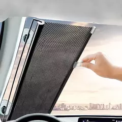 Pára-sol retrátil automotivo, Pára-sol do carro, cortinas de proteção solar, isolamento térmico, Rolling Shutter, quarto, cozinha na internet