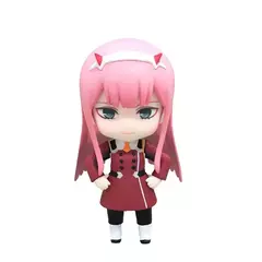 10cm amine figura querido no franxx q versão uniforme de combate bonecas brinquedo presente coletar ornamentos em caixa material pvc - Wolf Magazine