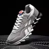 Tênis de corrida casual respirável para homens, antiderrapante, absorvente de choque, sapatos de caminhada confortáveis, esportes da moda, novo, 39-48, 2024