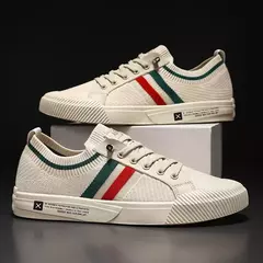 Mocassins casuais masculinos, sapatilhas leves leves de malha respirável leve, tênis masculino, tênis de moda elegante, 2023 - Wolf Magazine
