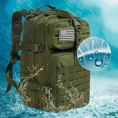 Mochila de Nylon impermeável, sacos ao ar livre, mochilas esportivas táticas, camping, caminhadas, trekking, pesca, caça, 30L, 50L, 1000D