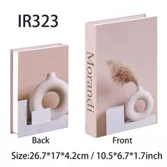 Imagem do Livros falsos de luxo para decoração de casa, acessórios para sala, decoração de moda, suporte, nórdico simples, mesa de café