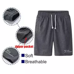 Shorts de praia soltos e respiráveis masculinos, calção casual, calça fitness confortável, moletom esportivo de basquete, calções de verão