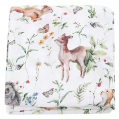 Recém-nascido Bambu Algodão Musselina Cobertor Set, infantil Recebendo Cama, Carrinho Capa, Swaddle, Leopardo - comprar online