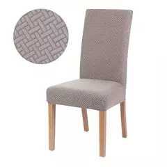 Elastic sala de jantar cadeira cobrir, Slipcover Jacquard grosso, estiramento, cozinha, hotel, banquete de casamento