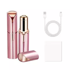 Aparador de sobrancelha elétrica Mini Eye Brow Depilador Facial Batom Forma Cabelo Remoção Mulheres Portable Painless Razor Shaver Tool - comprar online