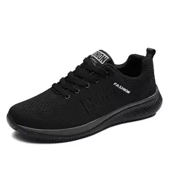 Tênis casuais masculinos tênis de corrida masculino rendas-up leve confortável respirável tamanho grande 46 sapatos de caminhada atléticos para homem - Wolf Magazine