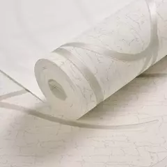 Papel de parede 3D não tecido à prova de umidade, fundo moderno, adesivos de parede engrossados, listras curvas, europeu, 53cm na internet