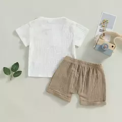 Ma & baby-camiseta e shorts de manga curta para crianças de 0 a 3 anos, roupas de verão para bebê - comprar online