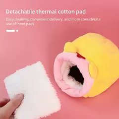 Gaiola para hamster, cama macia e quente para animais de estimação, rede para ratos, porco, esquilo, casa de inverno, ninho de veludo, cama quente para dormir, itens pequenos para animais de estimação - comprar online