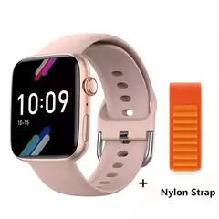 Imagem do Smartwatch de carregamento sem fio para homens e mulheres, chamadas Bluetooth, pulseira de fitness, relógio personalizado, novo, 2022