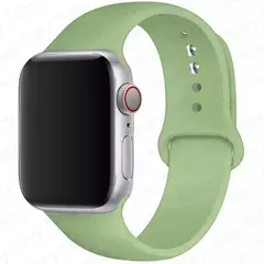 Pulseira de Silicone para Apple Watch, Pulseira Esportiva, iWatch Series 8, 7, 6 na internet