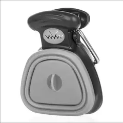 Colher de cocô dobrável para viagem de animais de estimação, com 1 rolo de sacos descomponíveis, colher de cocô, limpeza de excreta - comprar online