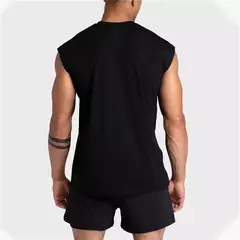 Colete de ginástica sem mangas para musculação masculino, regata esportiva, malha de secagem rápida, top de corrida fitness, roupas masculinas, novo, verão, 2022 - loja online