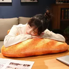 Travesseiro De Pelúcia De Pão Francês, Imagens De Impressão Recheada, Plushie De Comida, Decoração De Prop Do Partido, Presente Do Homem Do Companheiro De Dormir - Wolf Magazine