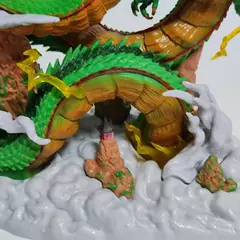Dragon Ball Figura Anime, Shenron Goku e Shenron, Modelo Estatueta, PVC Estátua, Boneca Coleção, Quarto Toy Presentes, 24cm