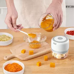 Misturador elétrico para cozinhar o bebê Máquina auxiliar de alimentos Misturador de lama pequeno Pasta de arroz para bebê Máquina de moer - Wolf Magazine