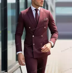 Verde militar masculino negócios formal ocasião smoking noivo padrinho festa de casamento baile terno masculino 2 peça conjunto blazer calças - Wolf Magazine