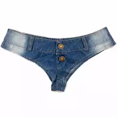 Calções Tanga Denim para Meninas, Micro Shorts de Praia, Sexy Nightclub Jeans para Senhoras, Disco Pole Dance Hotpants para Mulheres - loja online