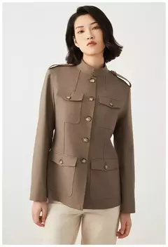 Jaqueta de lã australiana feminina, roupa luxuosa, casacos femininos, roupa de alta qualidade, K2540W, 50% na internet