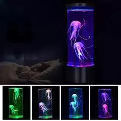 Color Changing Jellyfish Lamp, USB Battery Powered Table Night Light, Presente das Crianças, Home Bedroom Decor, Presentes de Aniversário, Meninos e Meninas - comprar online