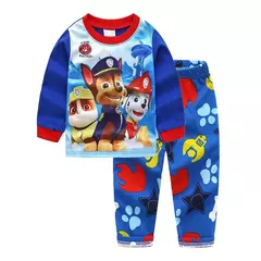Boys Paw Patrol Pajamas Set Thin Long Sleeved Mashall Chase Rubble Patrulla Children Clothes Kids Sleepwear Spring Nightwear - comprar online