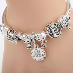 Harry Potter Pulseira Mágica Figura Brinquedos Potter, Sonserina, Quadribol, Hermione, Rony, Moda, Acessórios de Metal para Menina, Presentes de Aniversário