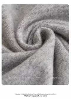 Pulôver de malha de lã de gola meia alta masculino, suéter quente de cor sólida, blusa casual de negócios 100% lã, outono inverno - loja online