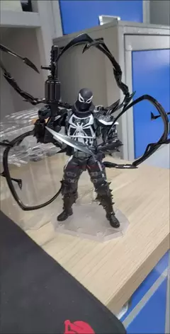 Novo venom revoltech incrível yamaguchi figuras agente veneno anime figura modelo coleção eugene thompson revoltech figura presente - Wolf Magazine