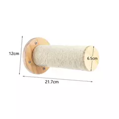 Prateleira de escalada para gatos, montada na parede, escada de quatro degraus com poste de arranhões de sisal para gatos, torre de árvore, plataforma, móveis para animais de estimação - loja online