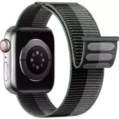 Correia de Nylon Loop para Apple Watch Band, Smart Belt Bracelet, iWatch Ultra, 40mm, 44mm, 45mm, 42mm, 41mm, 38mm, 49mm, 8, 7, 6, SE, 5, 4, 3